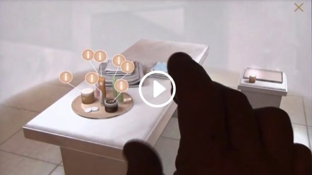 Touchscreen application — FORMATION AUX MASSAGES