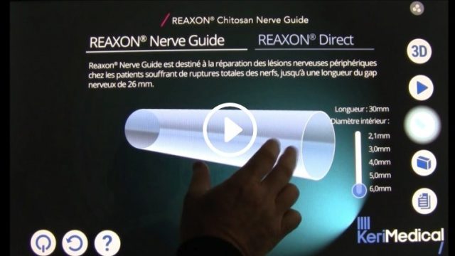 Touchscreen application — REAXON presentation app.