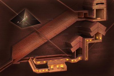 Science & Vie. The Great Pyramid of Giza, chamber hypothesis 2