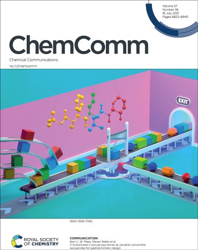 Cover for Chemical Communication (ChemCom) magazine