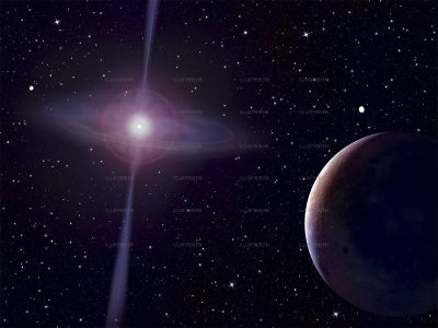 Exoplanet PSR 1257+12 b, c, d, Science&Vie Special Issue
