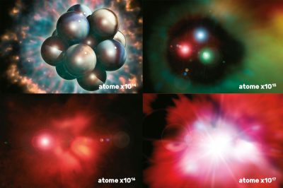Science & Vie. Close-up on a carbon atom-2