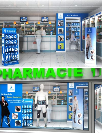 Thuasne - In-pharmacy range presentation (3D)