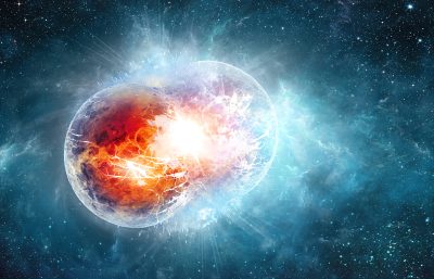 Science & Vie Neutron star collision