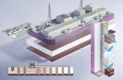 Presentation of the project to freeze the subsoil at Fukushima