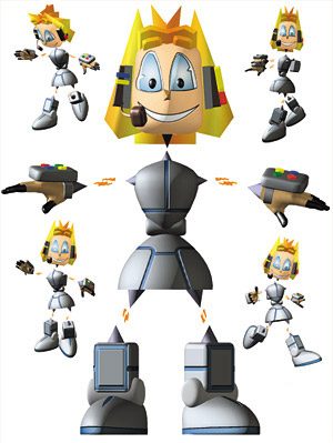 Mascot modelled and animated for the CNED (Groupe Composer Toulouse)