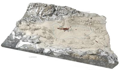 Science & Vie - location map of the discovery of Ötzi the Iceman