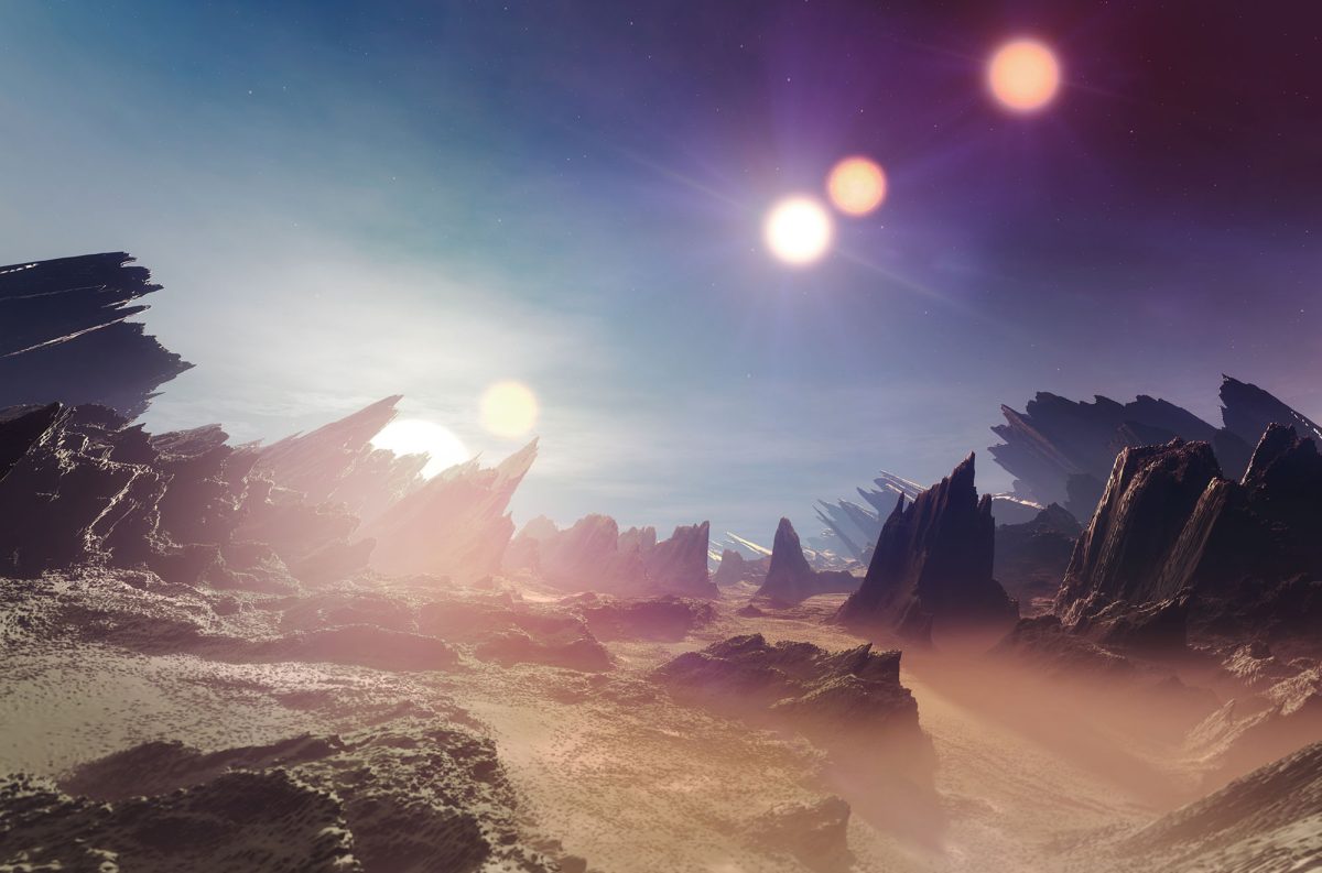 Exoplanets with five suns Exoplanets with five suns