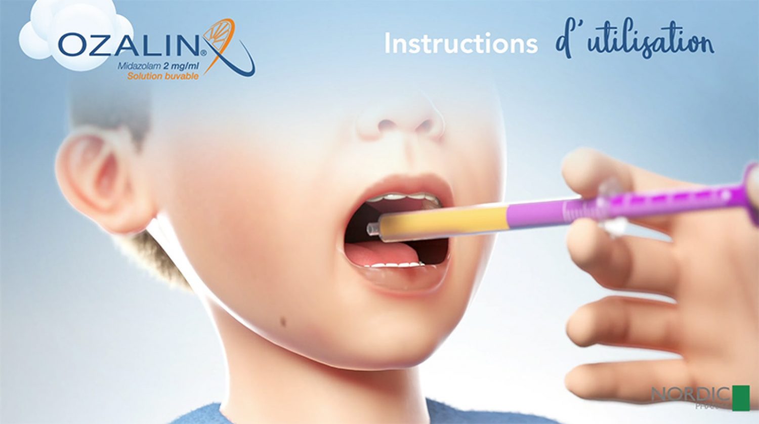 Film d'animation médicale sur une notice vidéo d'un médicament