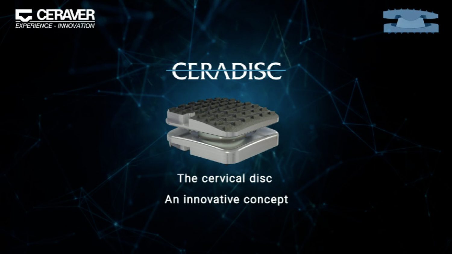 Film d'animation médical sur la pose de prothèses cervicales