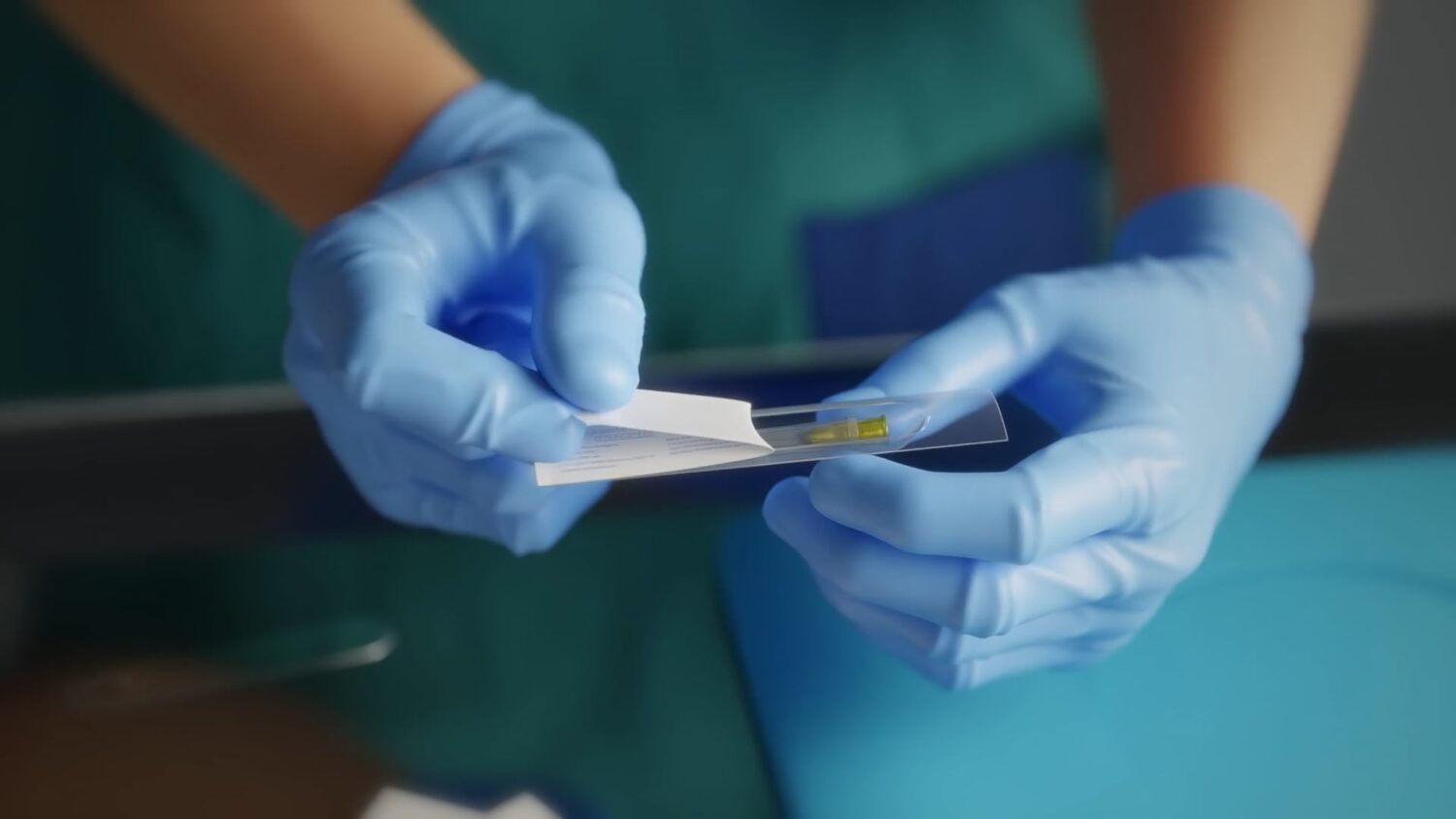 Animation 3D chirurgie de l'œil.